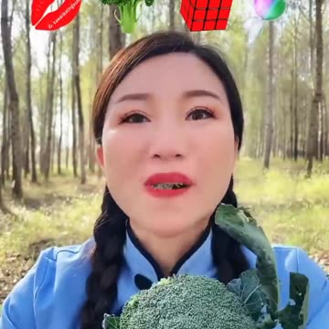 Forestgirl Emoji Eating Challenge | #asmr #food #shorts