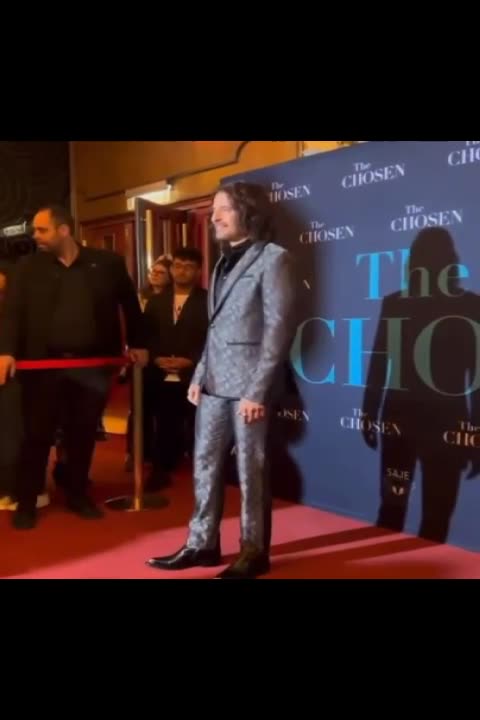 Jonathan Roumie in Paris, France