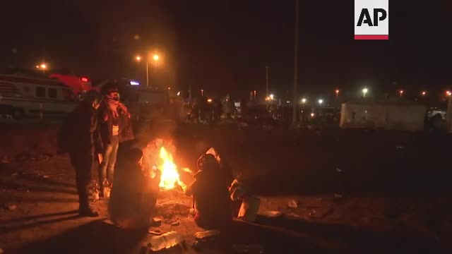 Some fleeing Ukraine get stuck at Poland border