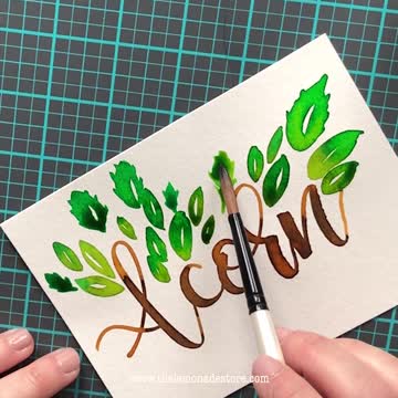 Acorn Watercolor Tutorial - The Lemonade Store