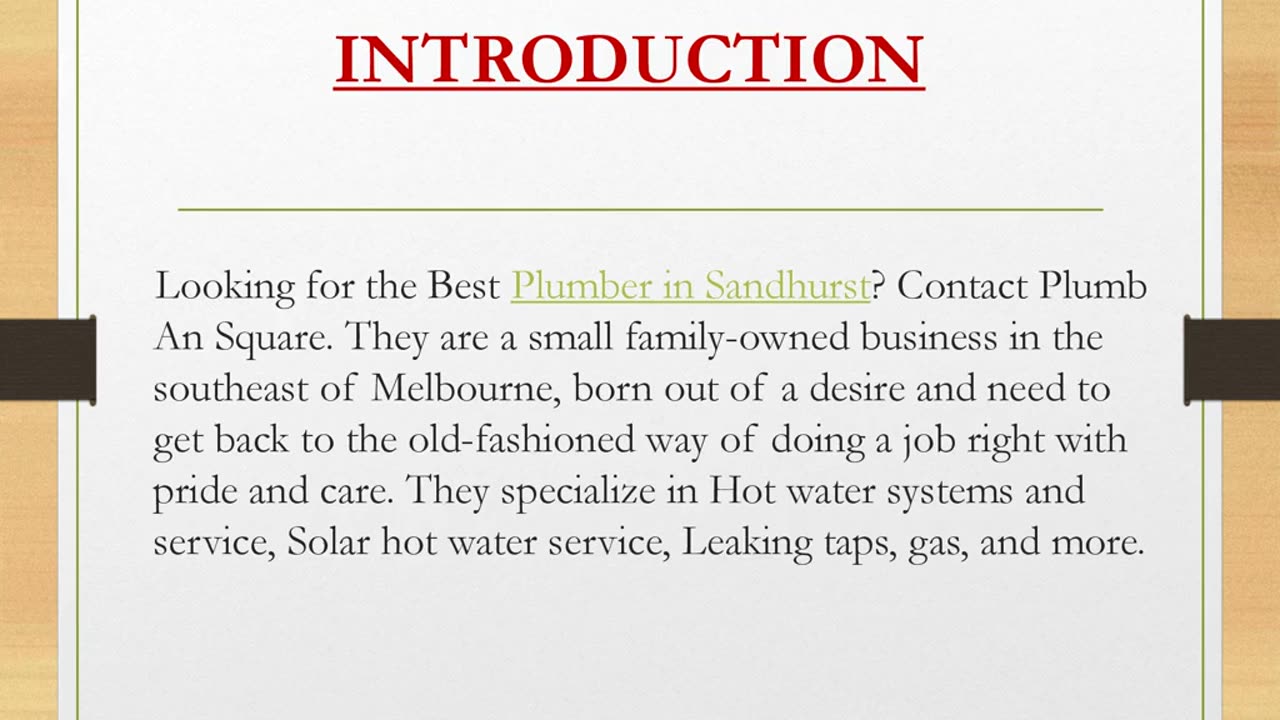 Looking for the Best Plumber in Sandhurst?