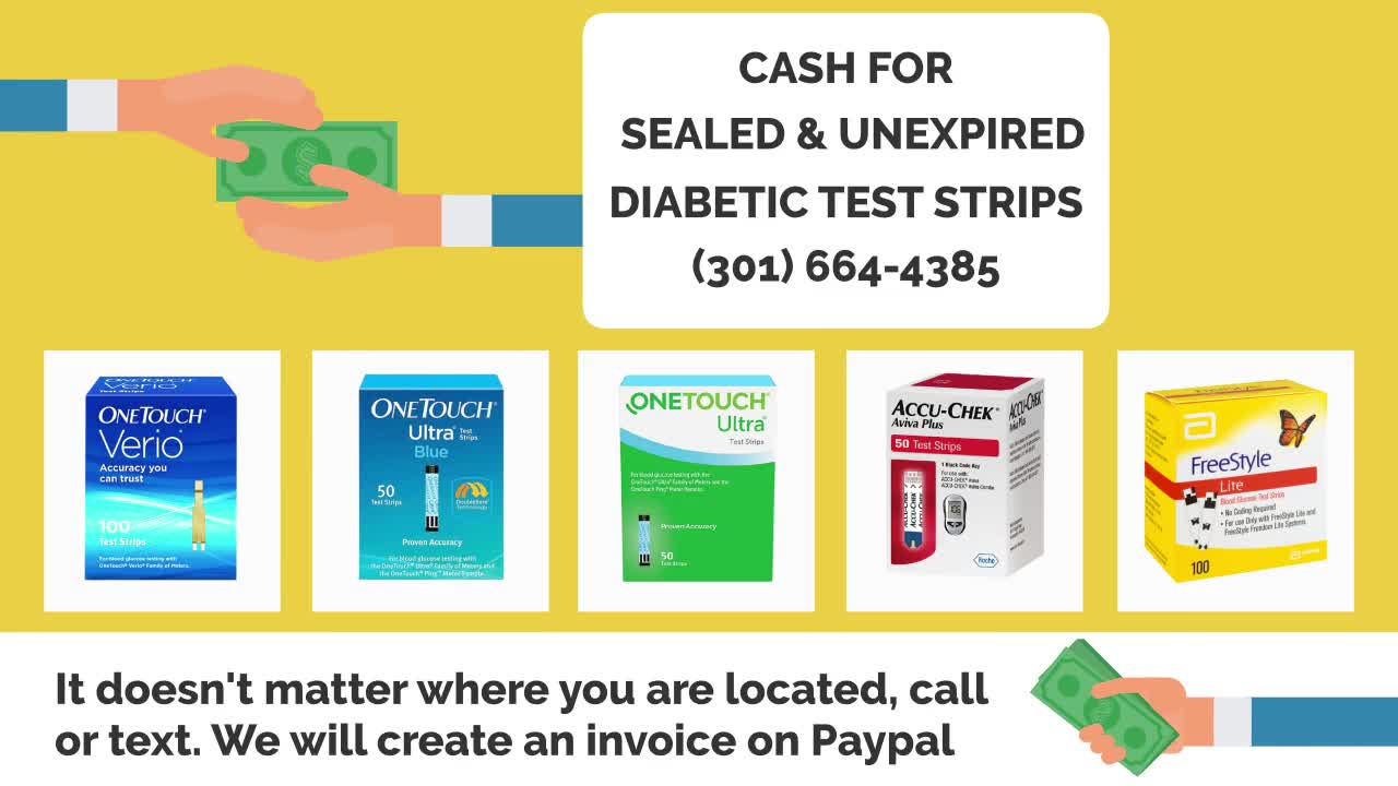 Exchange Diabetic Test Strips For Cash