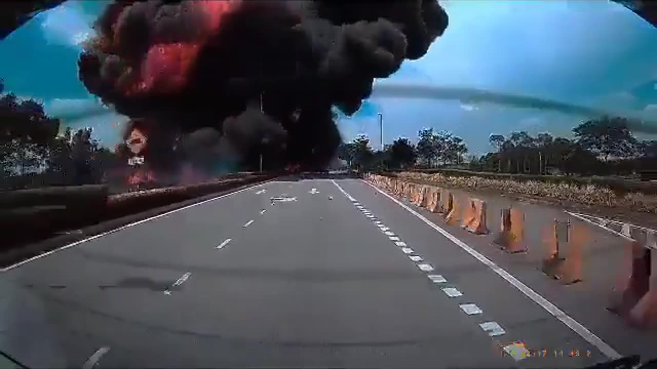 The moment the plane crashed in Malaysia was truly unforgettable.