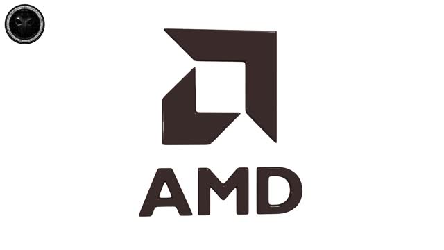 AMD Logo v1 003 3D Model Showcase