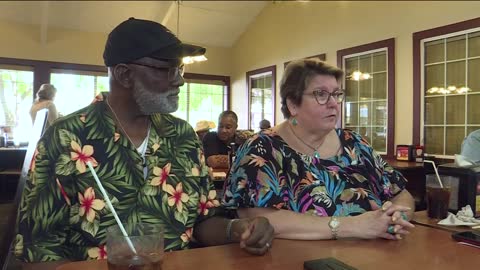 Goodyear waiter brightens customers' day with a song