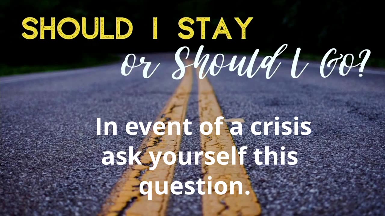 Should I Stay or Should I Go