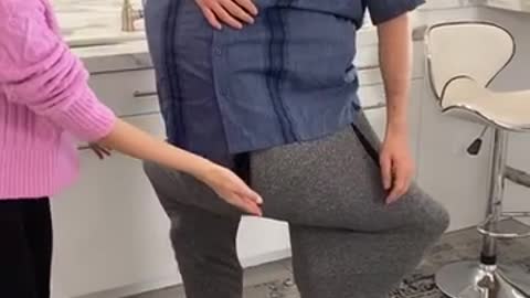 When the alien pops out of his stomach