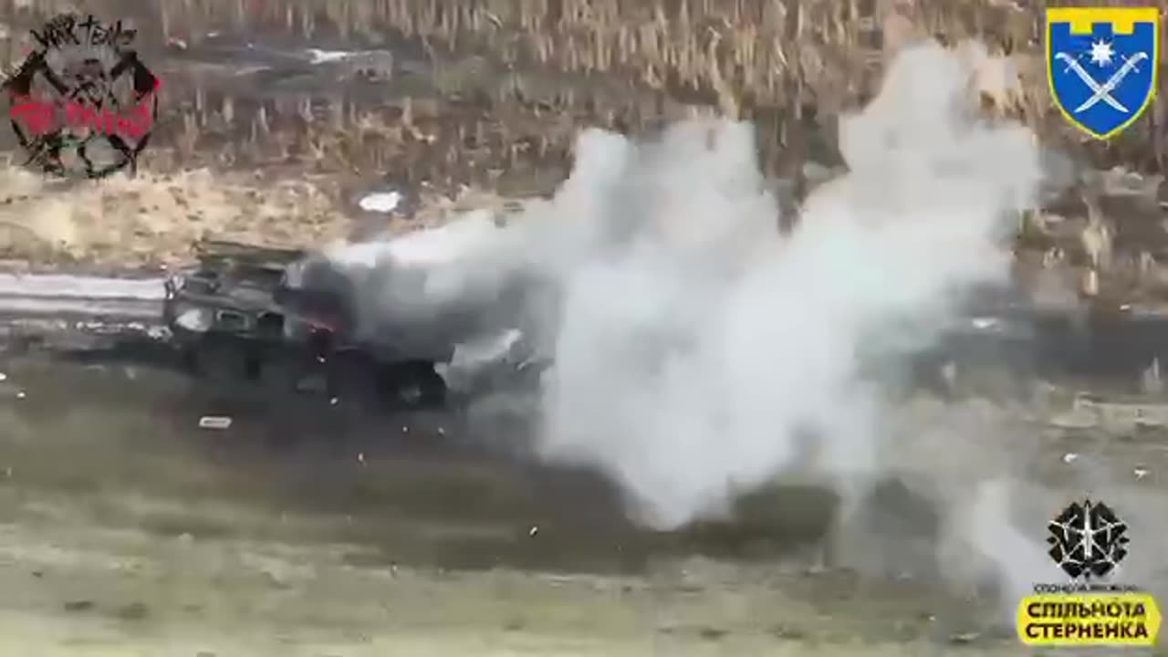 🔥💥 Destruction of three Russian BTR-82A in Kursk region.