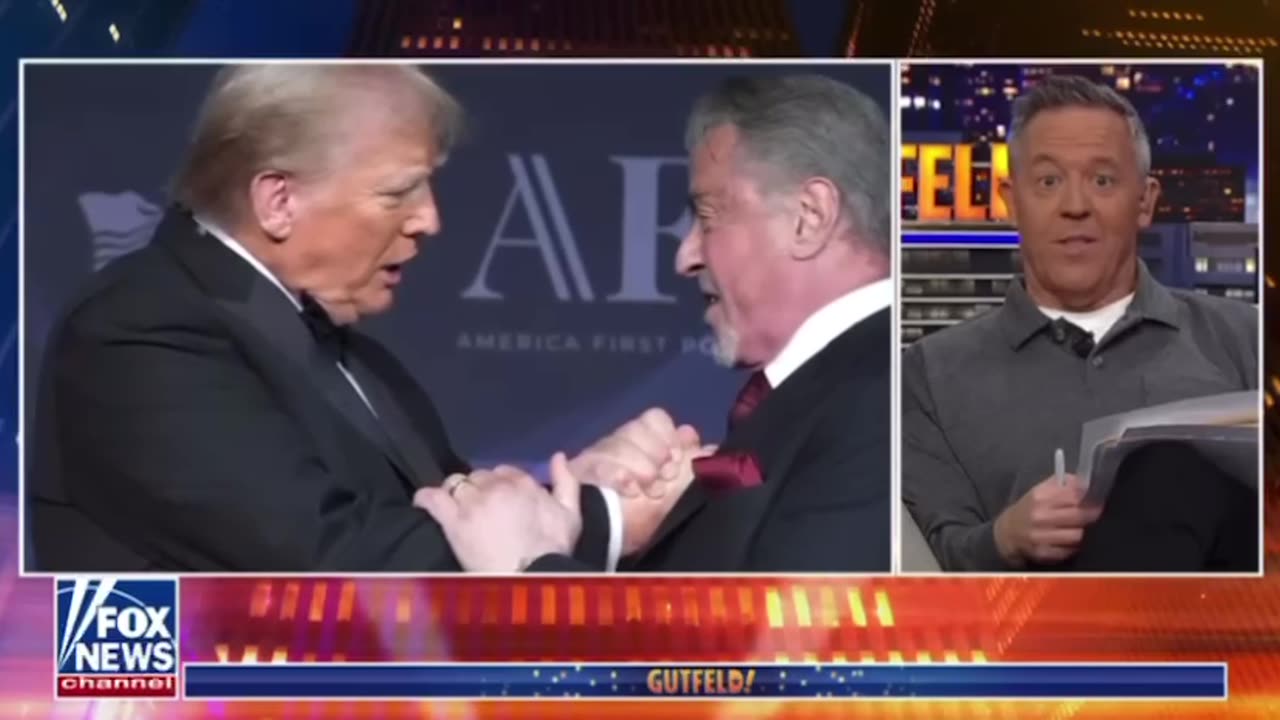 GUTFELD : WHY STALLONE CALLED TRUMP GEORGE WASHINGTON (FUNNY)