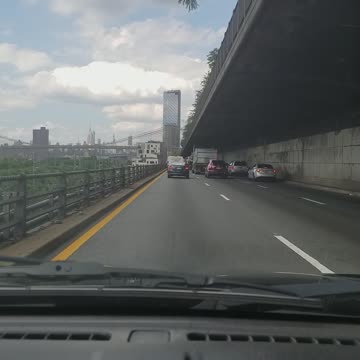 On the BQE looking at view of NYC..