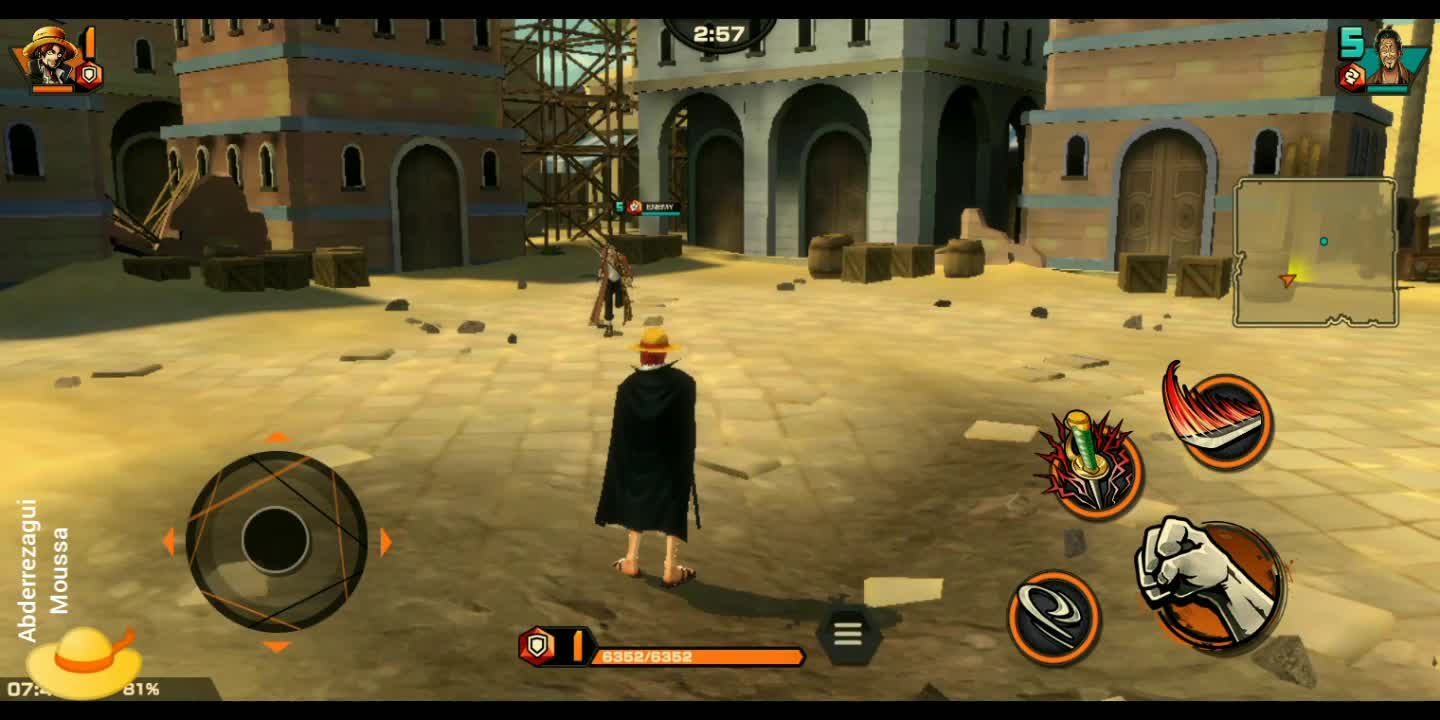 Higuma the Baer VS Shanks