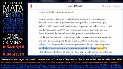 DOCUMENTAL "EL SILENCIO MATA II" (RE-LANZAMIENTO) OMS ORGANIZACIÓN CRIMINAL PRESIDENTES ASESINADOS