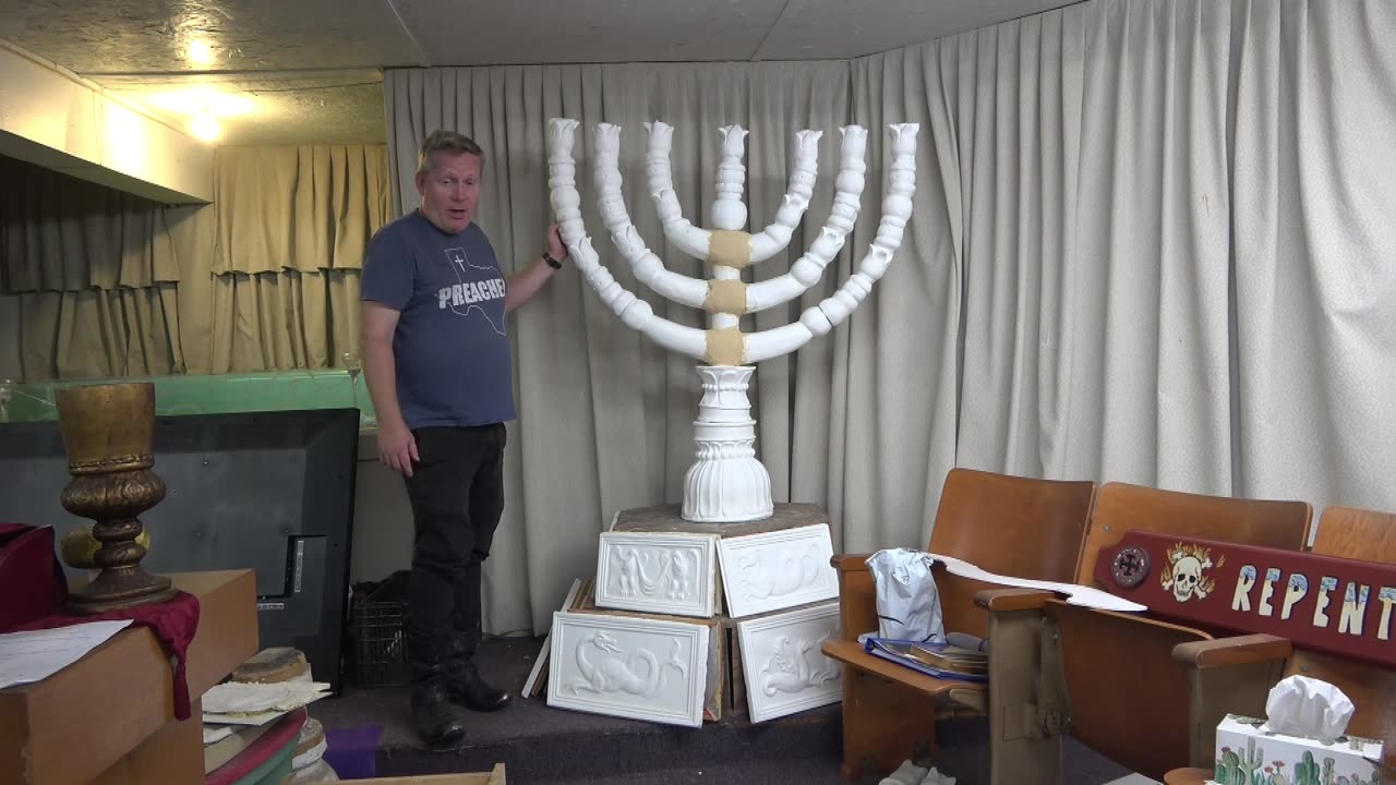 The Golden Temple Menorah