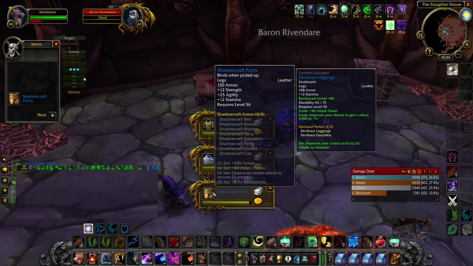 World of Warcraft Classic Druid Tanking at its finest