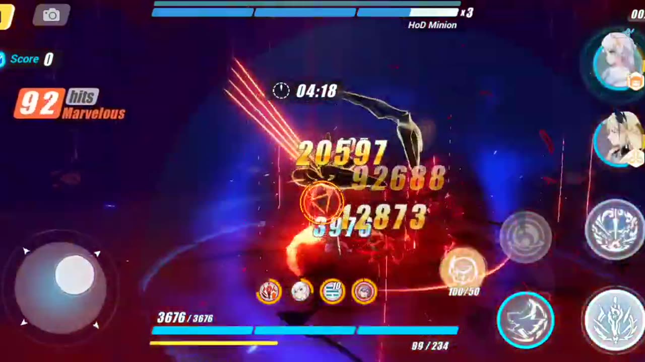 Honkai Impact 3rd Memorial Arena Exalted Vs HOD Minion SSS Difficulty July 29 2022