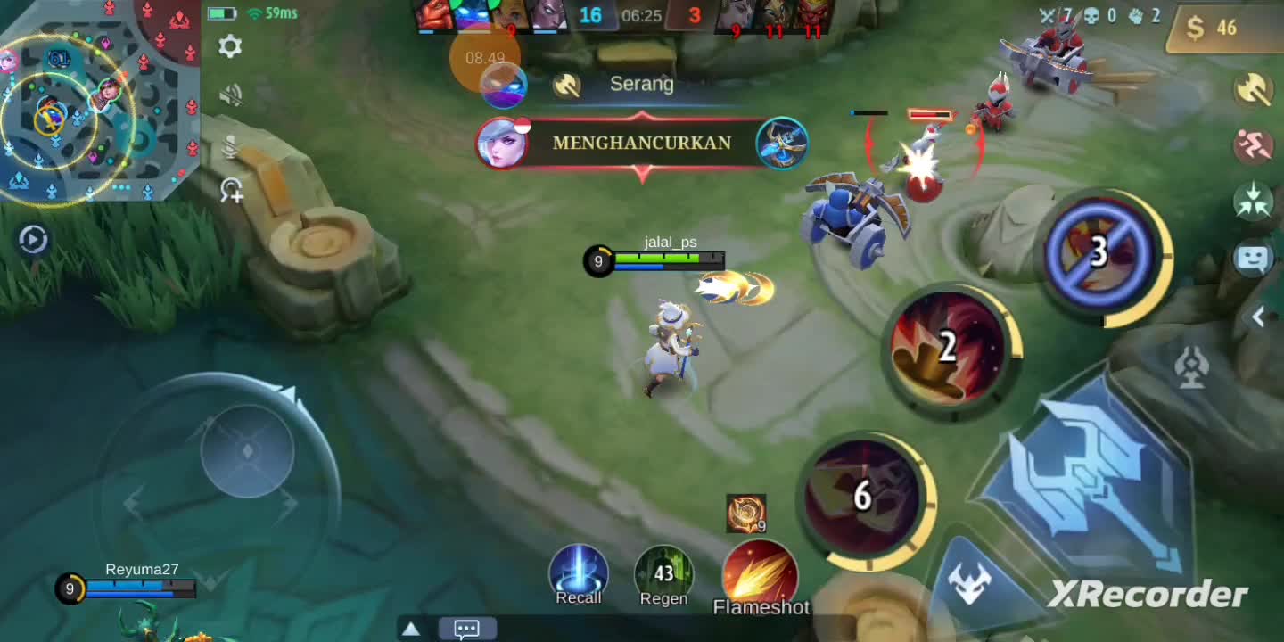 (GAME MOBA) ML played with Hiro HERLEY for the full duration