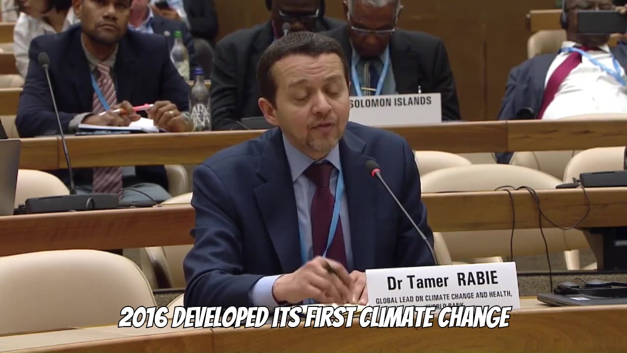 Tamer Rabie MD, Global Program Lead for Climate and Health at the World Bank