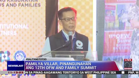 PANOORIN | Pamilya Villar, pinangunahan ang 12th OFW and Family Summit