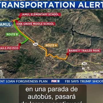 Grupo de inmigrantes trató de secuestrar un AUTOBÚS ESCOLAR camino a la escuela