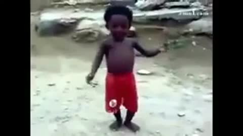 Funny child dance