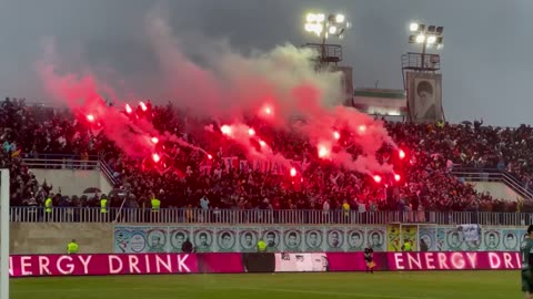 جو فوق العاده هواداران ملوان در دیدار برابر استقلال