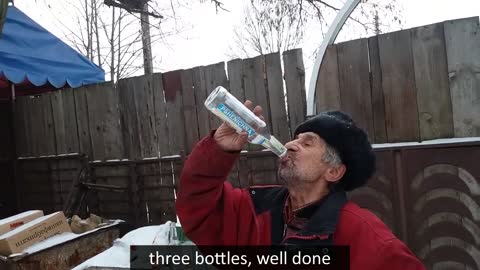 How to drink 3 bottles of vodka