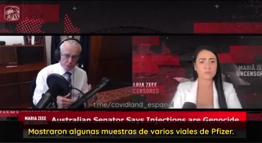 El senador Malcolm Roberts confirma que se encontró nanotecnología en los viales de vacunas