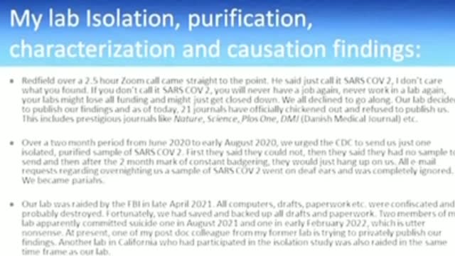 My Lab Isolation, Purification, Characterization and Causation Findings