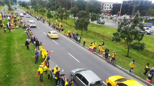 Las mejores imágenes de la bienvenida preparada para la Selección Colombia en Bogotá