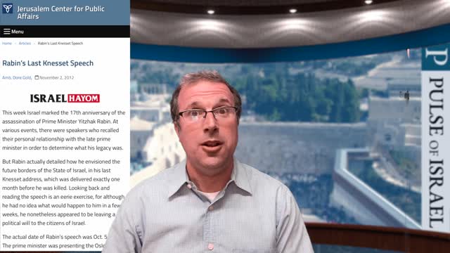 The Rabin "Peace" Legacy is a Lie