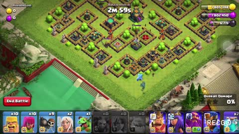 COC 100% destroy attack