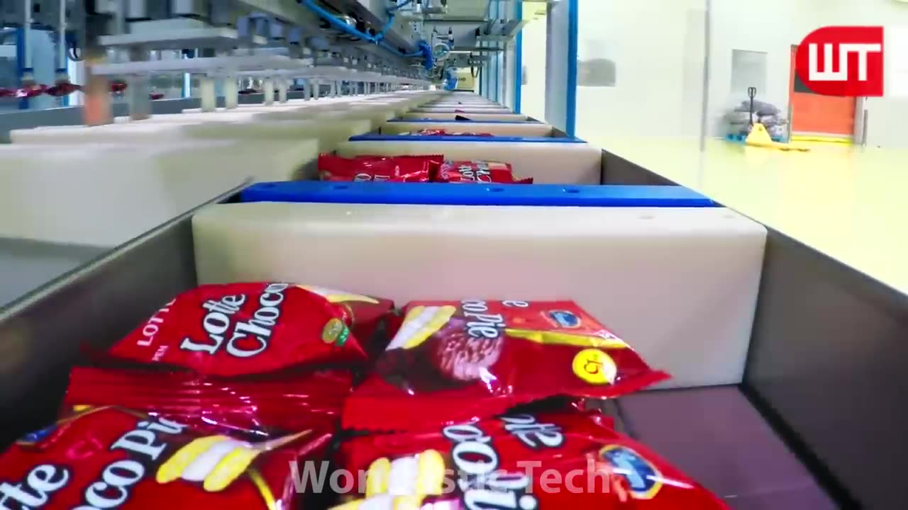 Choco Pie Factory How Choco Pie Are Made In Modern Food Factory