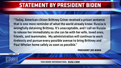 WNBA star, Brittney Griner, sentenced to nine years in Russian prison