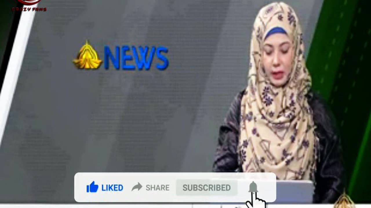 Rj Haya Khan AL Akhbar Arabic News Bulletin 18 at PtvNews Islamabad