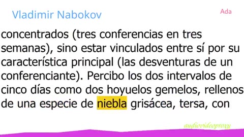 Vladimir Nabokov - Ada 5/6