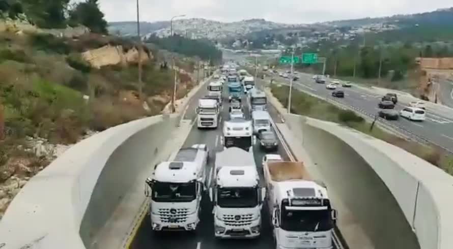 20K Vehicles in 40 Convoys are on their Way to Jam Jerusalem!