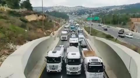 20K Vehicles in 40 Convoys are on their Way to Jam Jerusalem!