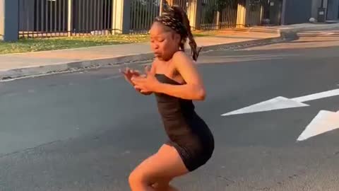 African girls dance challenge