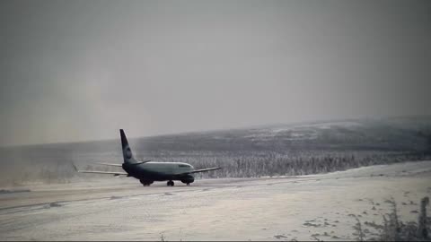 North airport in winter