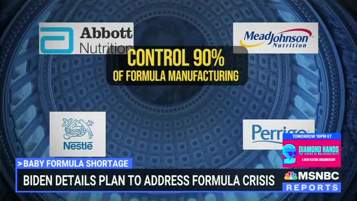 MSNBC Previews Just How Bad the Baby Formula Shortage May Get