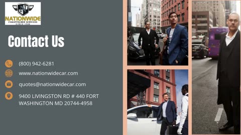 Affordable Limo Service Near Me with Nationwide Chauffeured Services