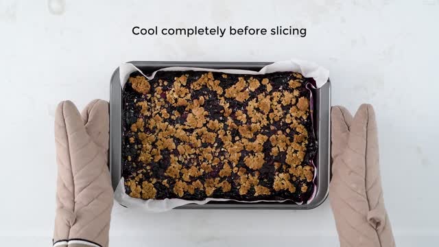 Blueberry Crumble Breakfast Bars