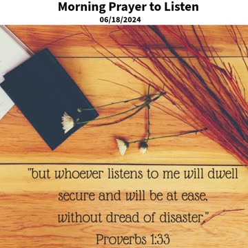 Morning Prayer to Listen #youtubeshorts #grace #jesus #mercy #faith #fyp #blessed #trust #joy #love