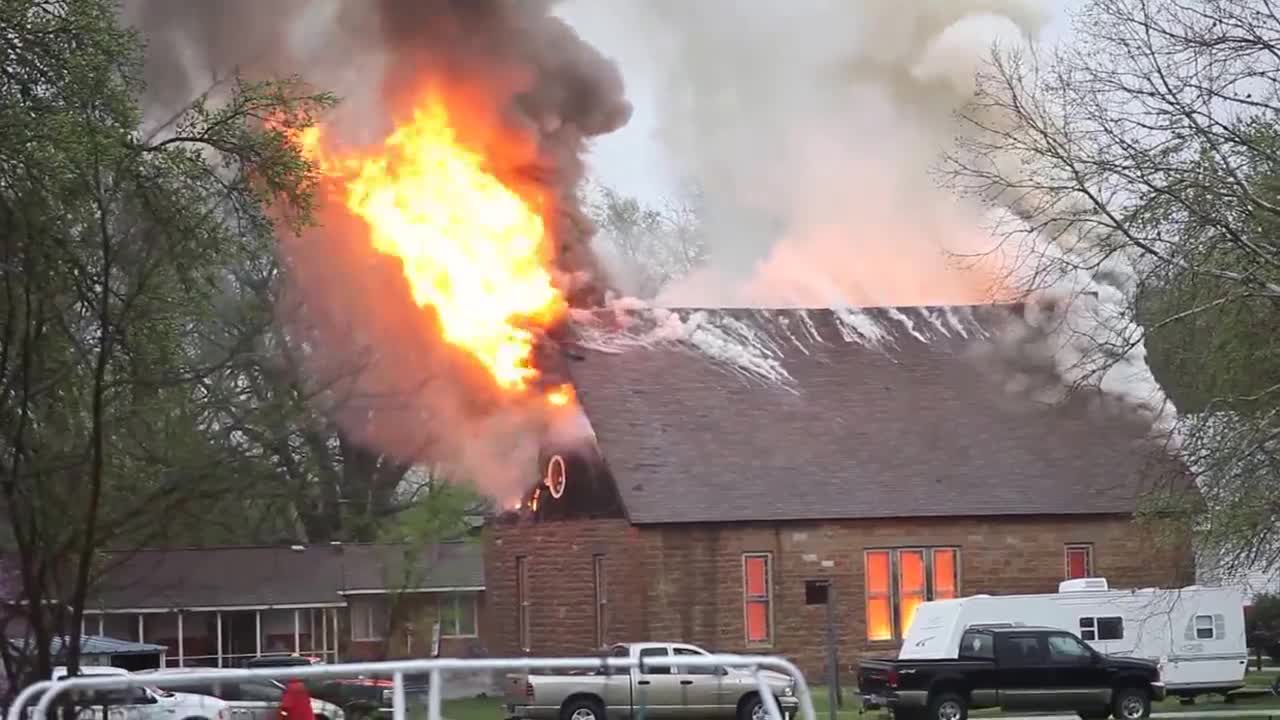 Church fire