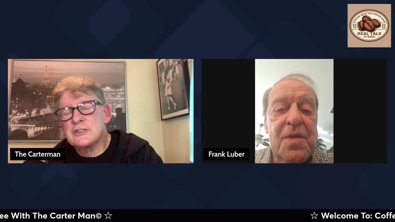 Coffee With The Carter Man - Episode 8 - Frank Luber