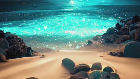 Amazing view of nature | Moon light and glasy