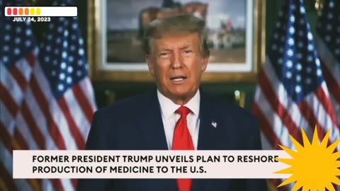 BREAKING NEWS! TRUMP UNVEILS PLAN TO RESHORE MEDICINE PRODUCTION TO U.S. HAMMERS 'CROOKED' BIDEN