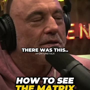 How To See The Matrix Code IRL ft. Joe Rogan