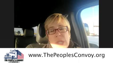 Leigh Dundas the peoples convoy Feb 22, 2022