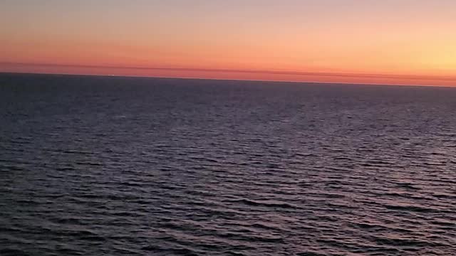 Sunset ocean view